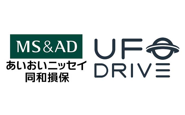 あいおいニッセイ同和損害保険＋UFO Drive・ロゴ